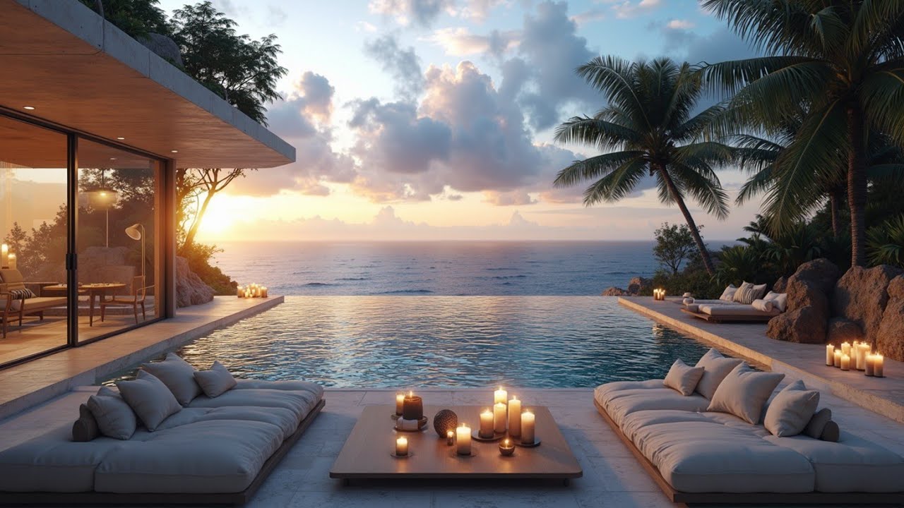 Tropical Deep House Mix | Chillout Vibes by the Infinity Pool Sunset Paradise