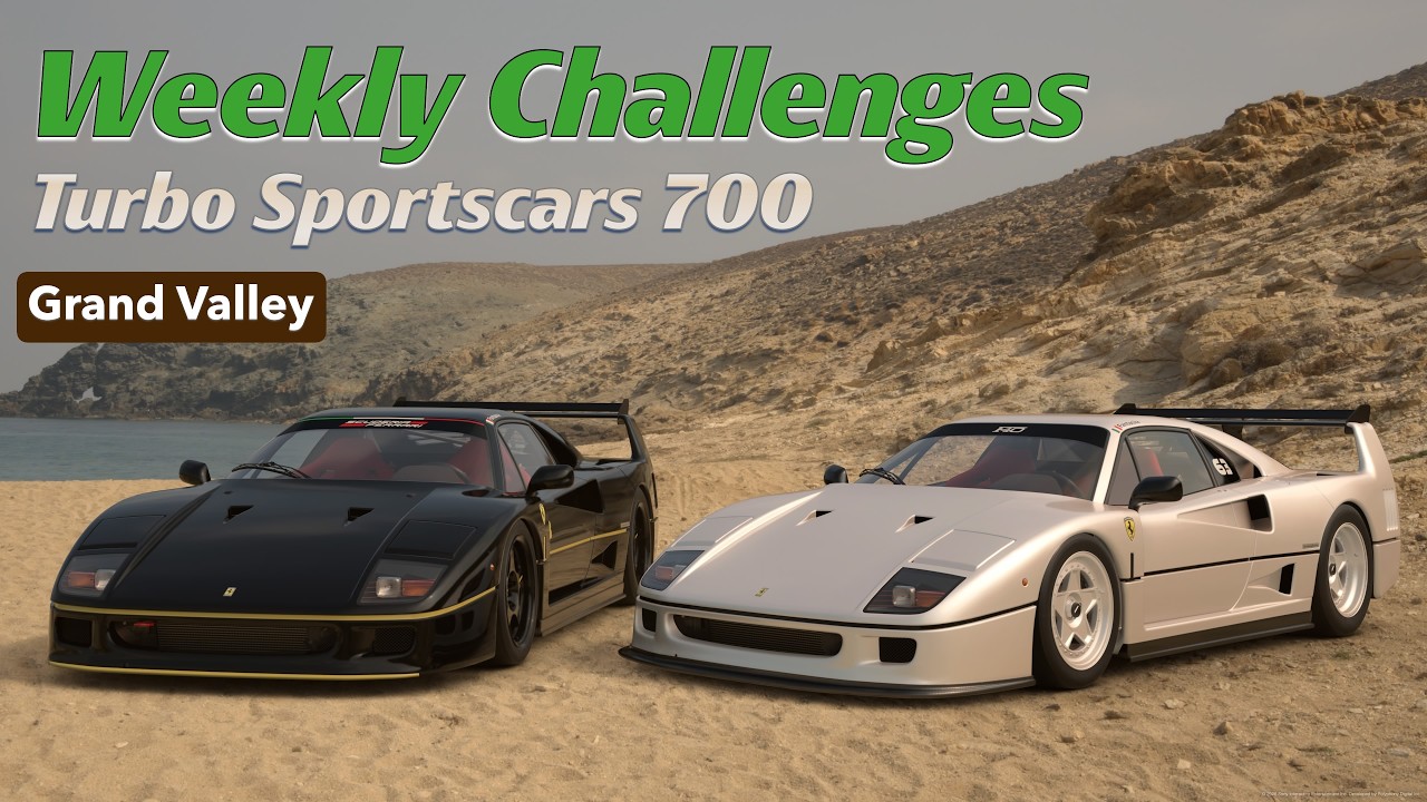 Gran Turismo 7 Ferrari F40 1992 Weekly Challenges Grand Valley Street 700