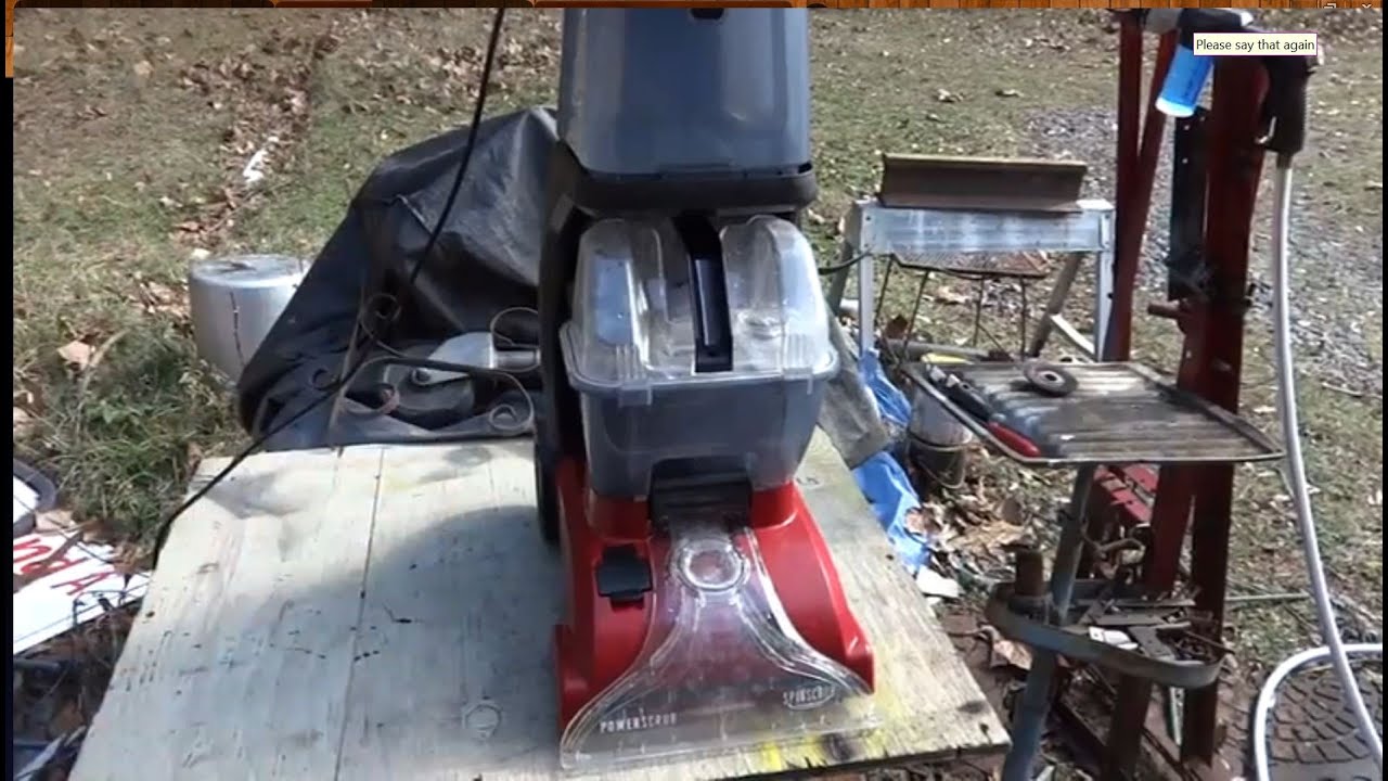 A total breakdown & Cleaning up of the Hoover Power Scrub for 2022