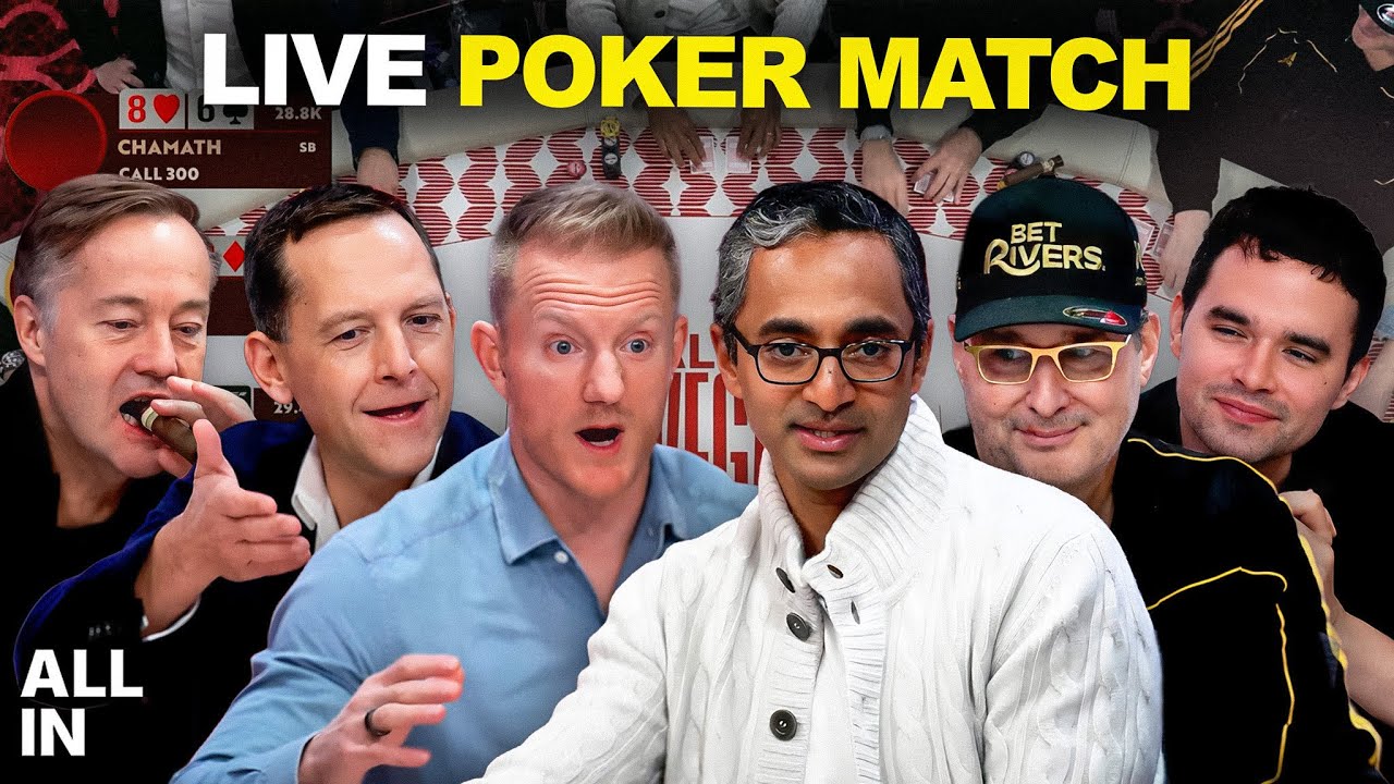 Live Poker Match!: The Besties Vs. Phil Hellmuth, Alan Keating, and Jason Koon
