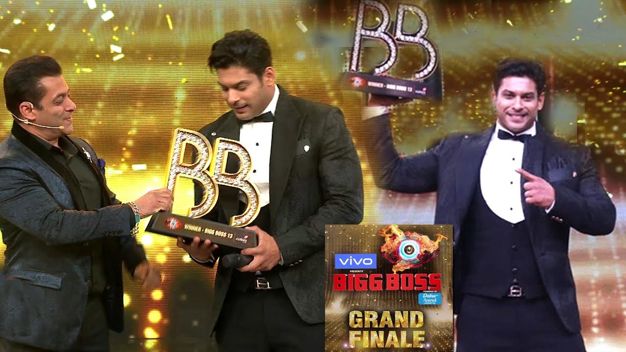 Bigg Boss 13 Winner: Siddharth Shukla WINS 50 Lakh & BB13 Winner Trophy 🏆