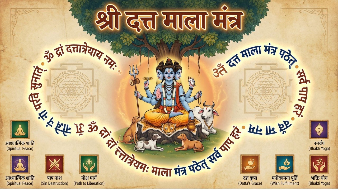 Dattamala Mantra | श्री दत्त माला मंत्र l Datta Jayenti | J Shekhar