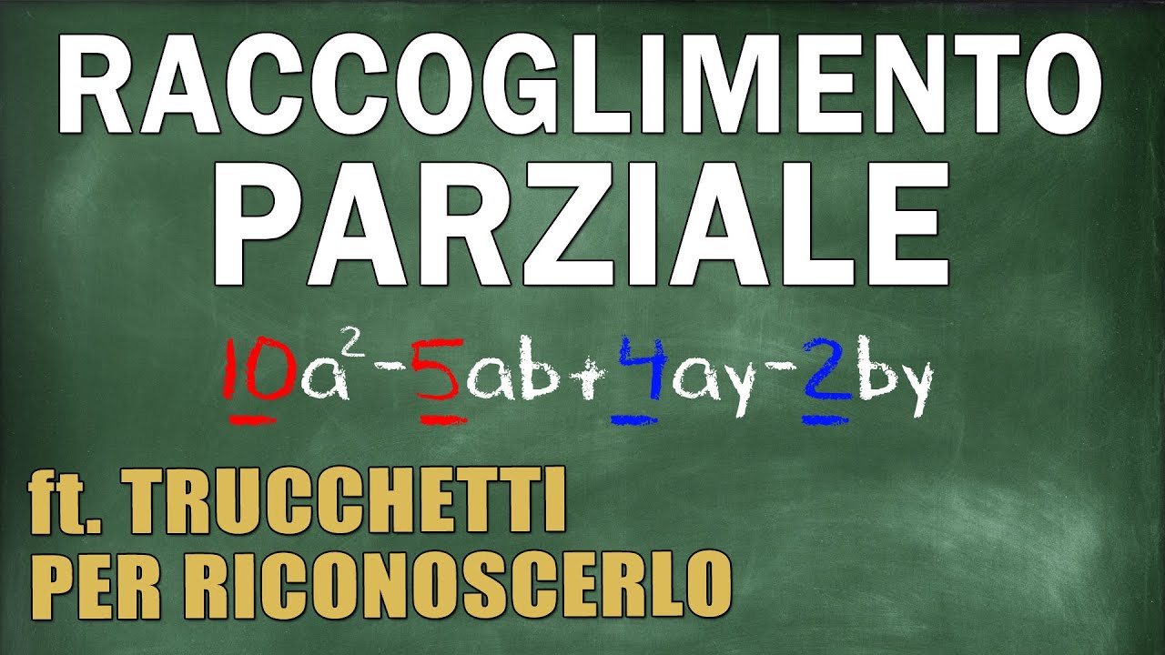 Raccoglimento Parziale - Spiegazione ed Esercizi Svolti (Scomposizione di Polinomi)