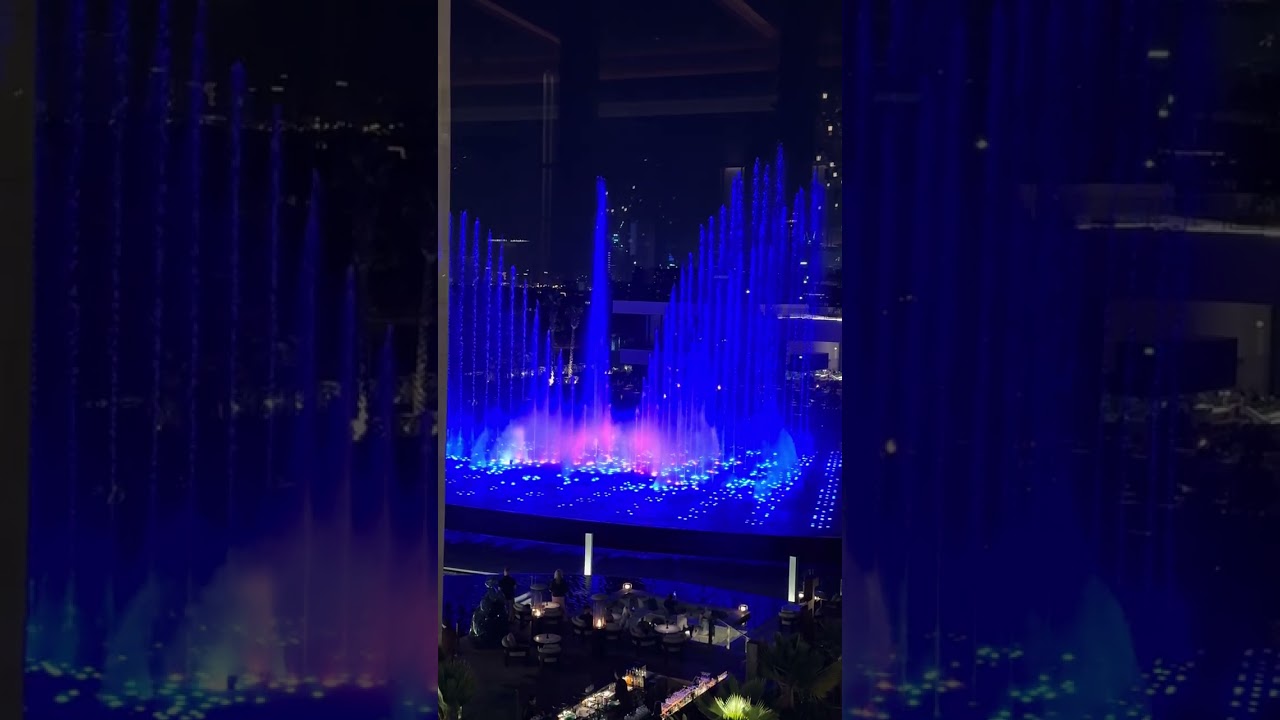 Skyblaze Fountain at Atlantis The Royal 