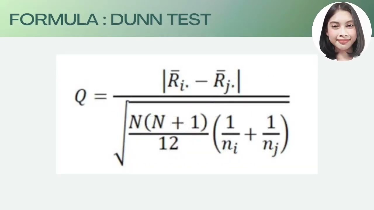 Kruskal-Wallis Test & Dunn Test