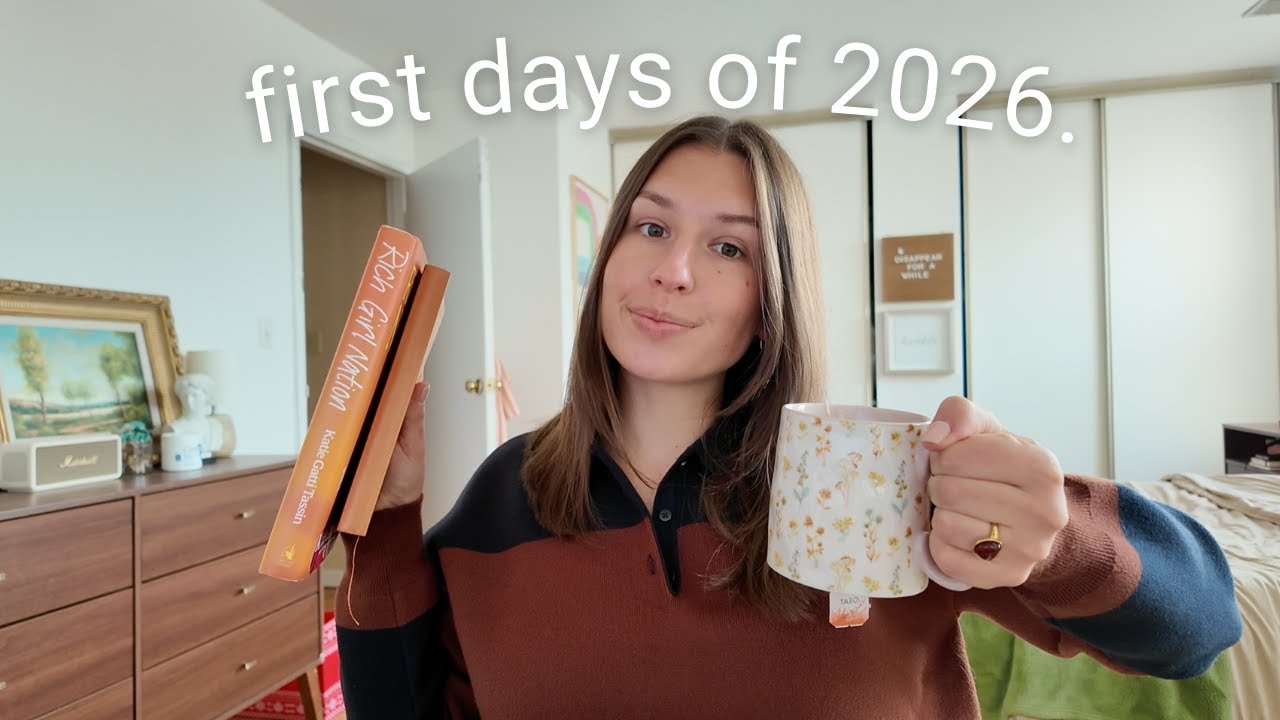 first weekend of 2026 | locking in, analog living, and routines