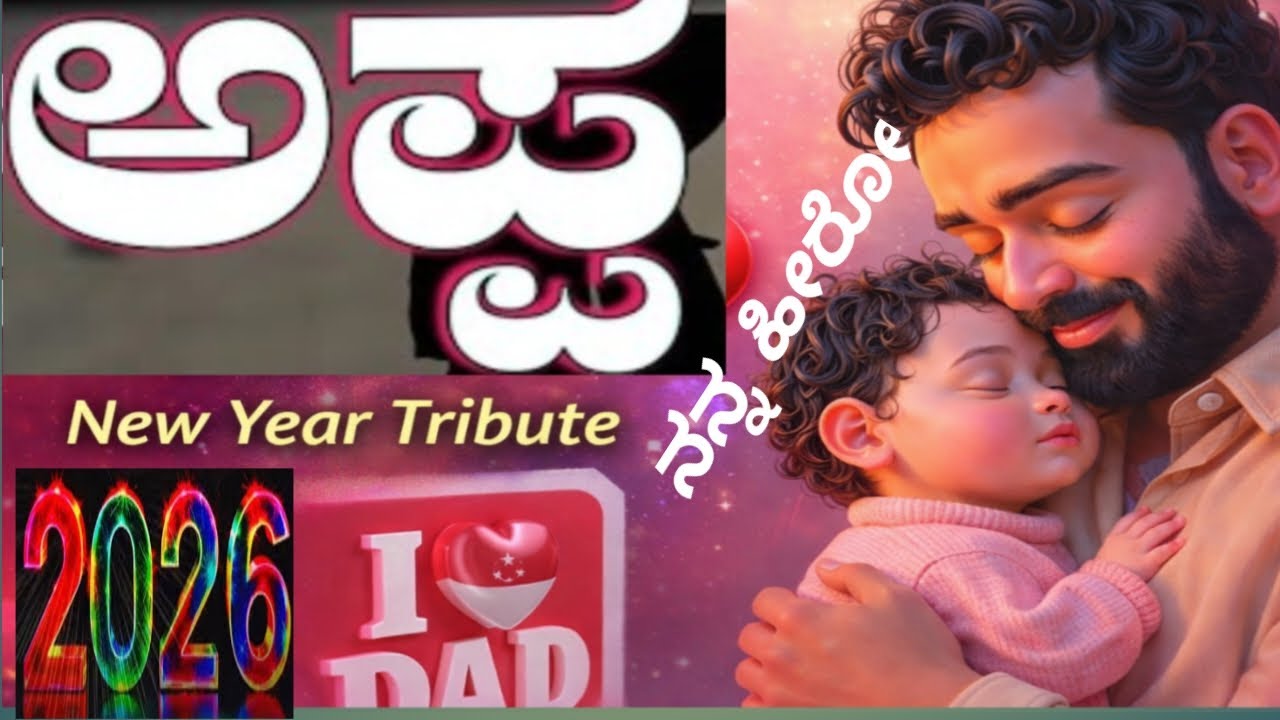 ಅಪ್ಪಾ… ನನ್ನ ಹೀರೋ ❤️ | New Year Tribute