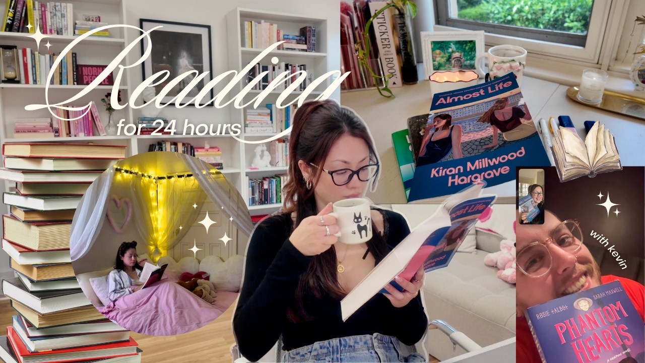 читаю свою любимую книгу года 📖♡ 24-часовой книжный марафон с КЕВИНОМ