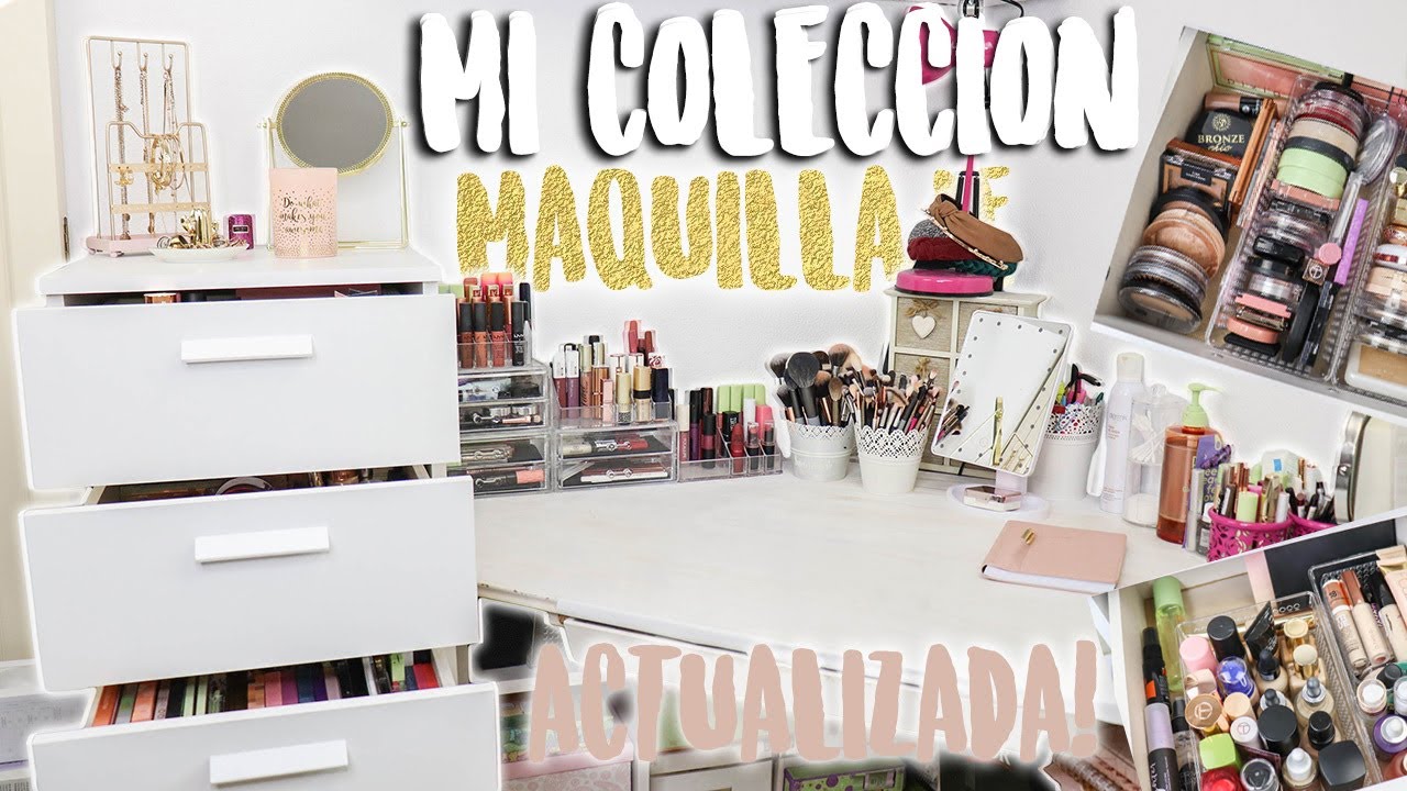 💄 MI COLECCIÓN DE MAQUILLAJE !!! (actualizada) | TODO MI MAQUILLAJE! | Tocador Tour (organización)