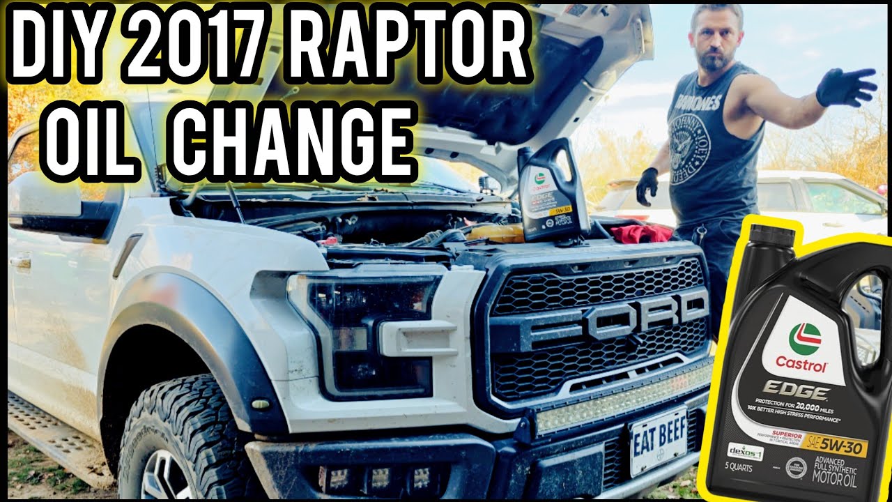 Самостоятельная замена масла в Ford Raptor 2017 года! (Полностью алюминиевый поддон!)