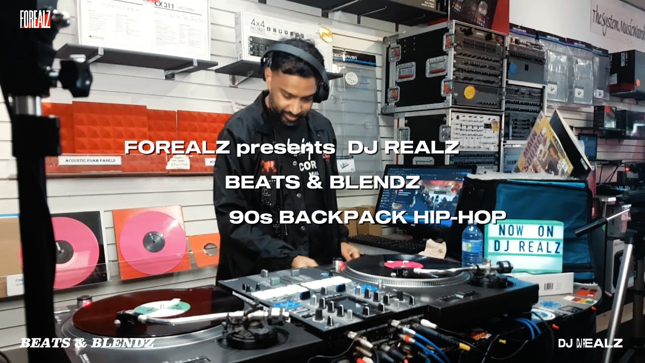 90s BACKPACK HIP-HOP - DJ REALZ - BEATS & BLENDZ VOL.3