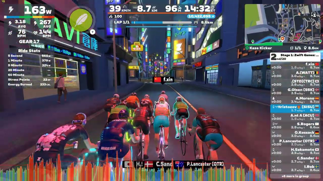 Race: Stage 1: Zwift Games: Kaze Kicker on Kaze Kicker in Makuri Islands attempt 2 07:10CET