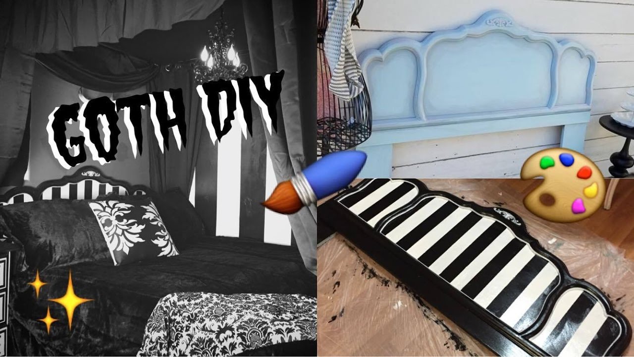 Goth DIY: Painting Vintage Furniture
