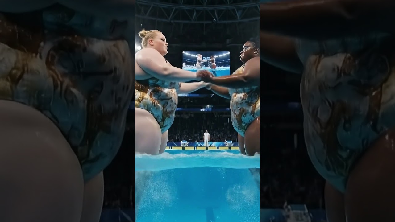 Body in Motion: Realistic AI  by Plus-Size Athlete&rdquo;#aishorts #bodypositivity #olympics