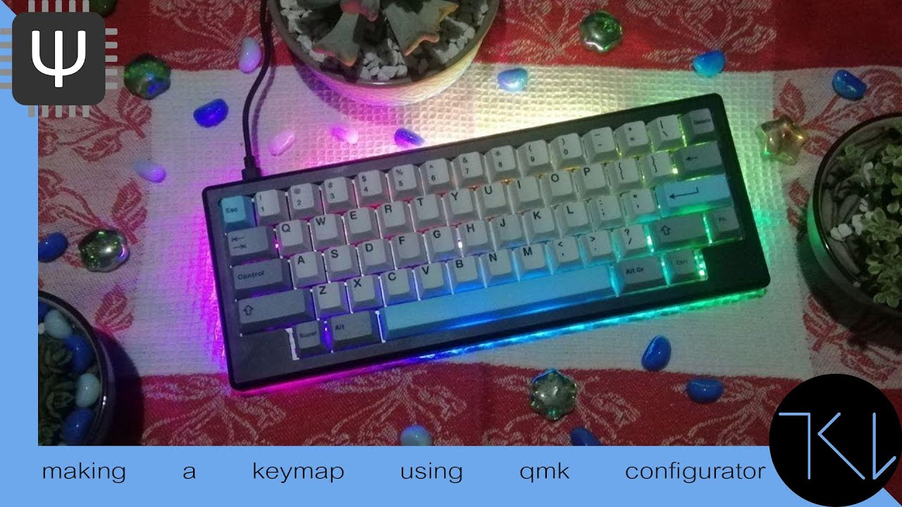 Making a keymap using a QMK configurator