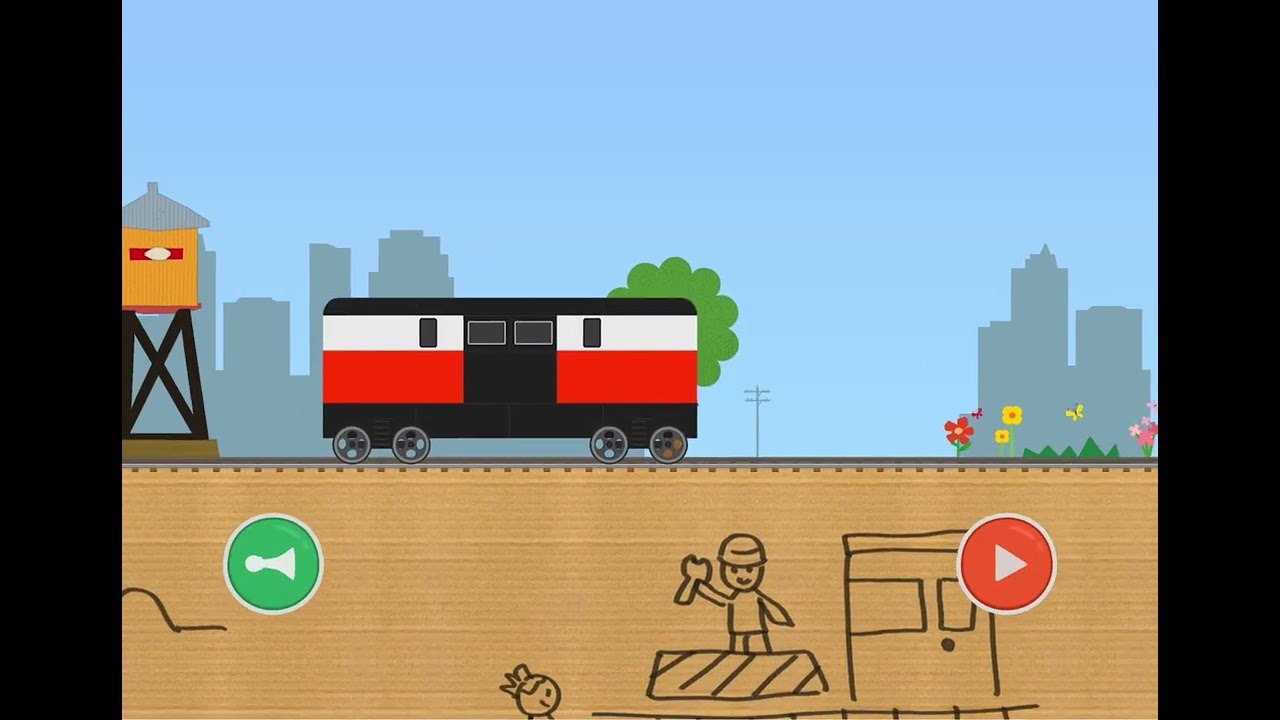 Scarlett Flyer baggage car in Labo Brick Train