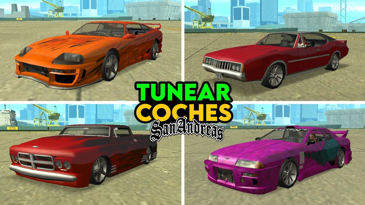 10 Formas de TUNEAR Coches en GTA San Andreas