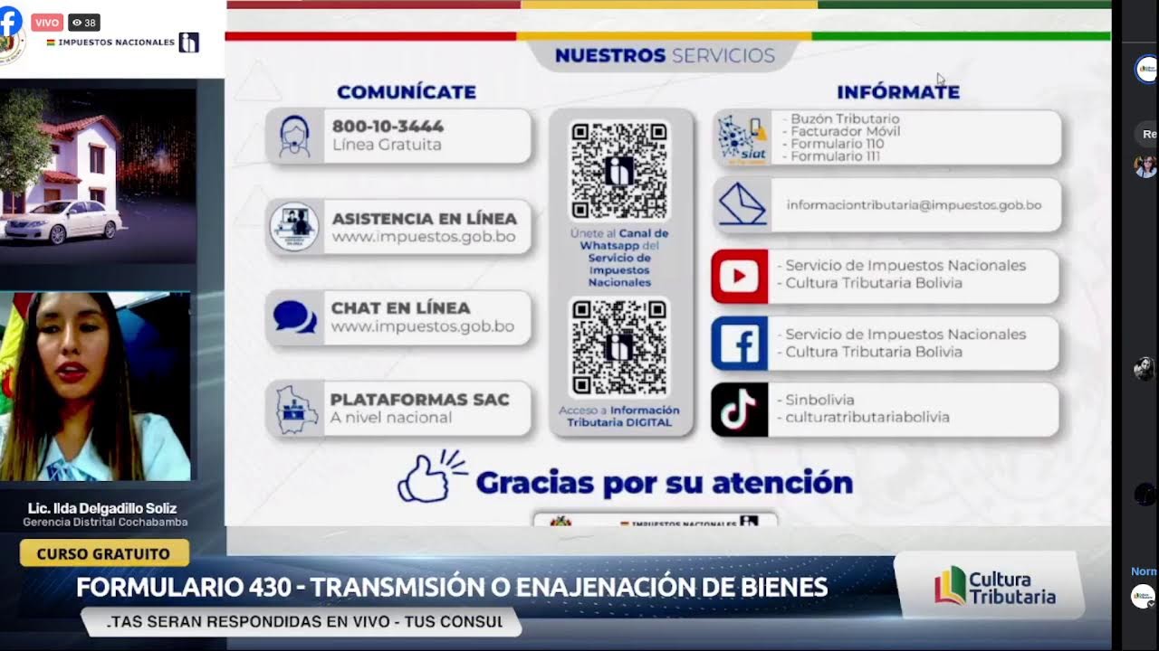 PROGRAMA IMPUESTOS CONTIGO: FORMULARIO 430 - TRANSMISIÒN O ENAJENACIÒN DE BIENES