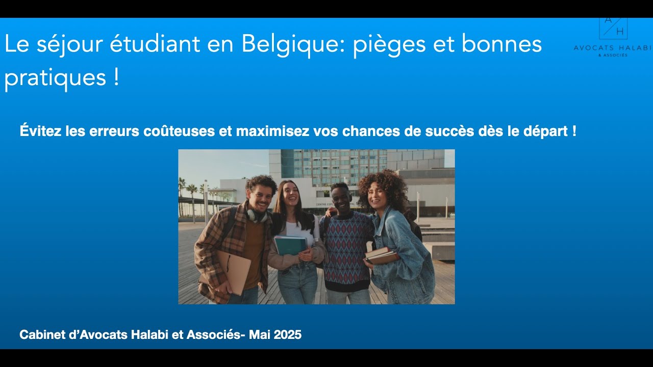 Masterclass séjour et visa étudiant mai 2025
