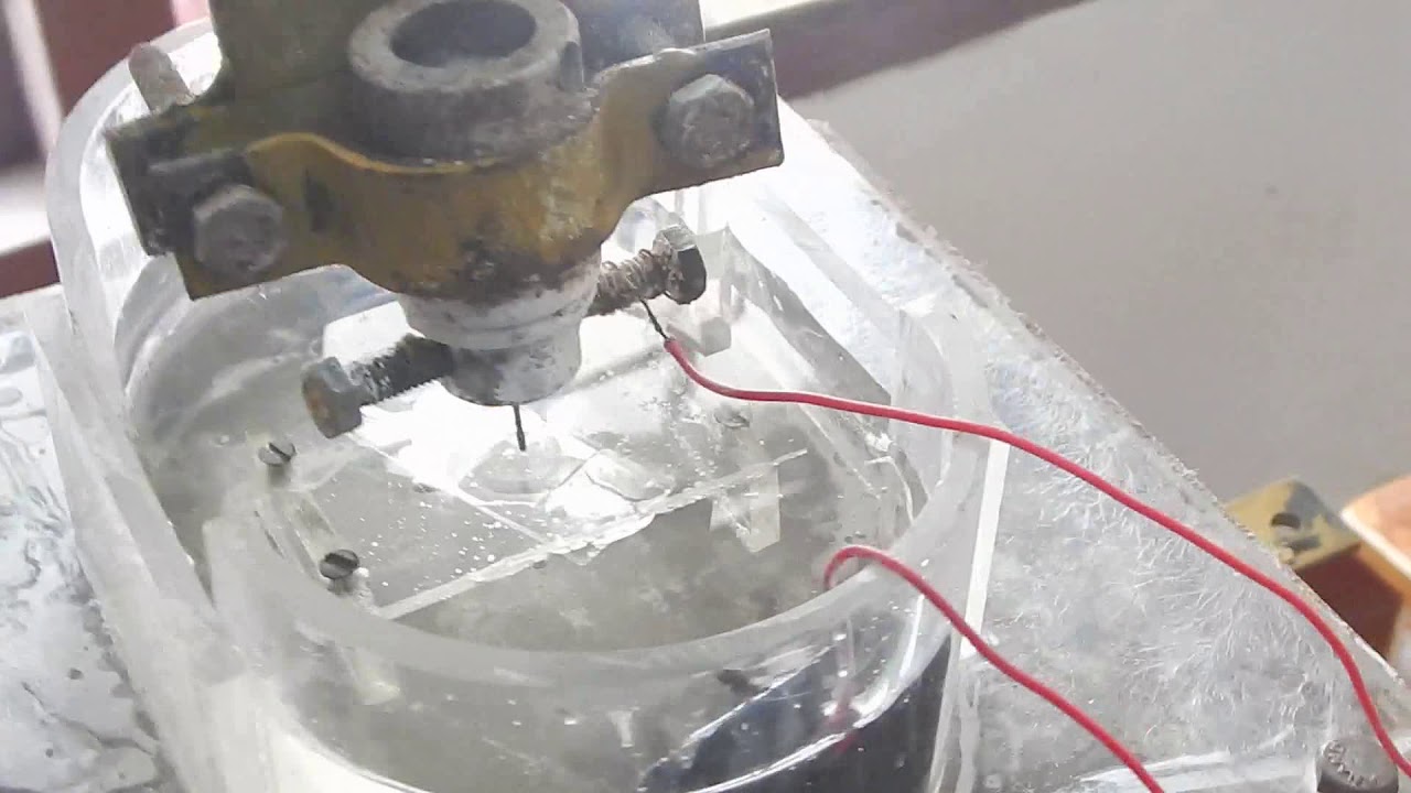 Electro Chemical Discharge Machining (ECDM) by  ME Dept. SJCET Palai