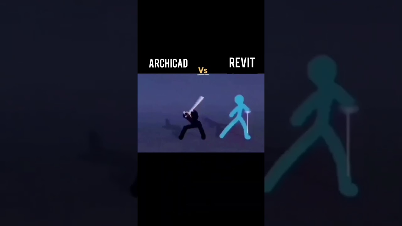 #revit2024vs #Archicad #shorts Revit vs Archicad 😁