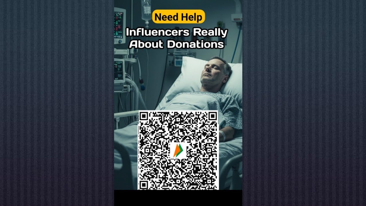 mareez ke naam par influencer ka apne bank account me paisa lena kaisa | need help donation videos