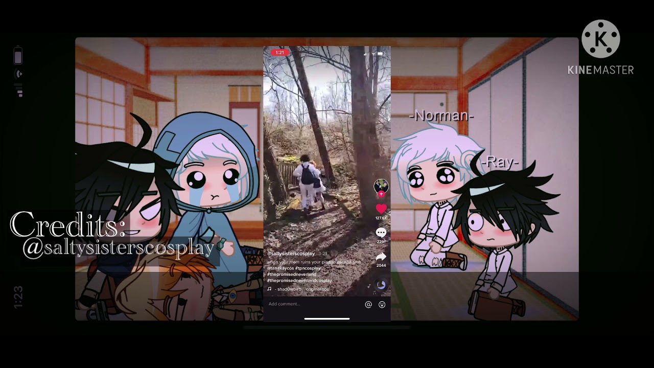 Tpn react to Emma part 3/?( Emma x Ray) + (Emma x Norman) including Emma this time