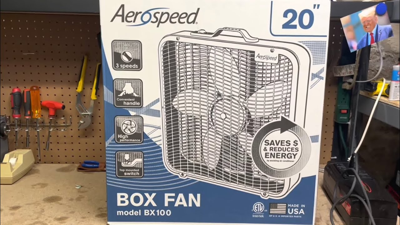 Aerospeed Box Fan BX100