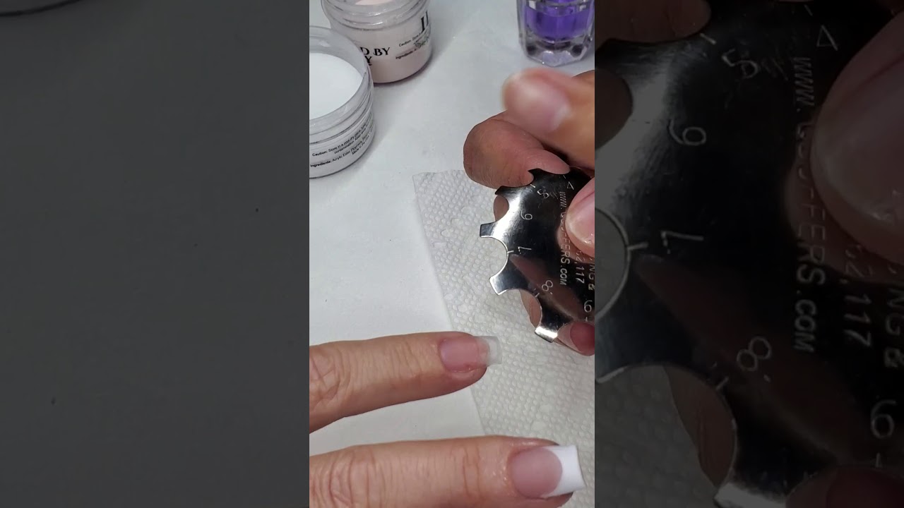 How to do Acrylic pink and white
