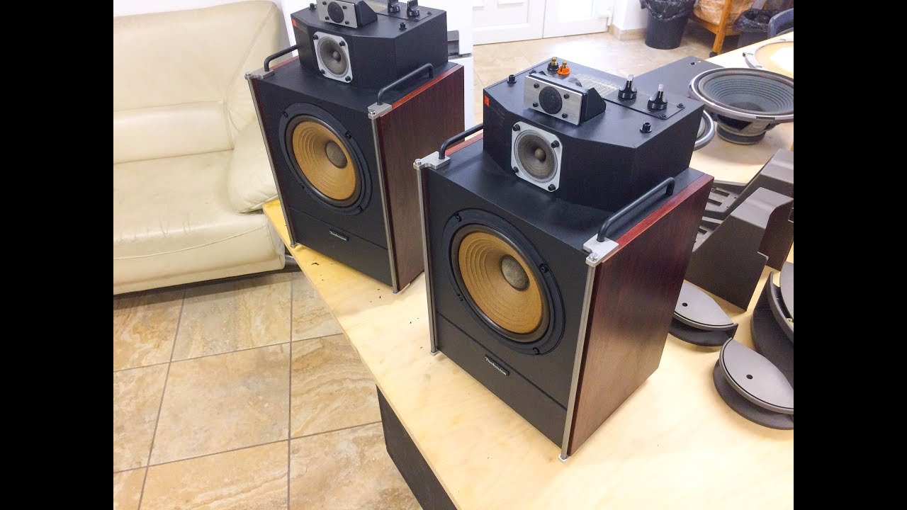 Восстановление боковых панелей колонок Technics / Side panel restoration of Technics speakers