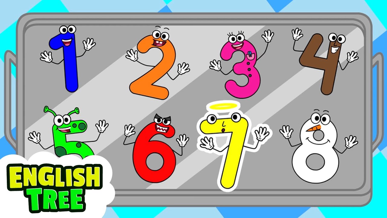 Numbers, Counting, Shapes | English Tree
