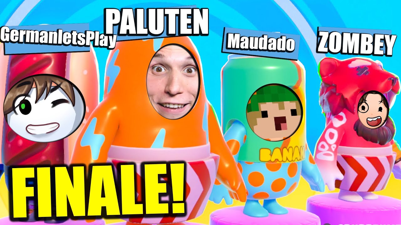 Vier YOUTUBER im FALL GUYS FINALE!