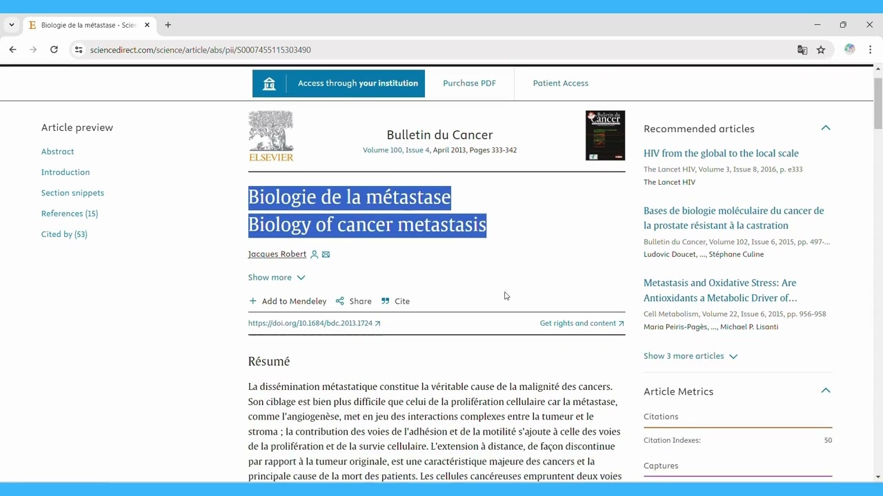 Comment rechercher un article sur Google Scholar : Démonstration Basique