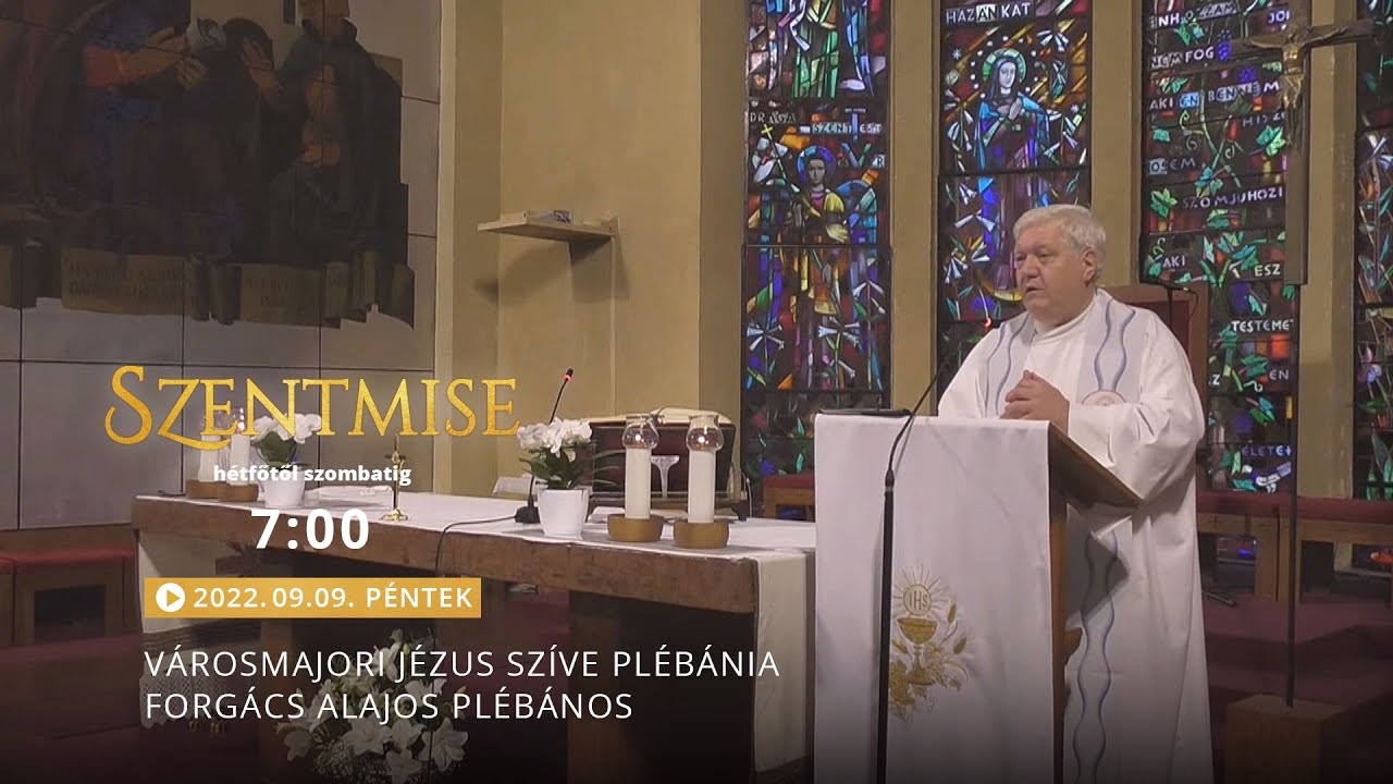 Szentmise a városmajori Jézus Szíve templomból – Forgács Alajos – 220909