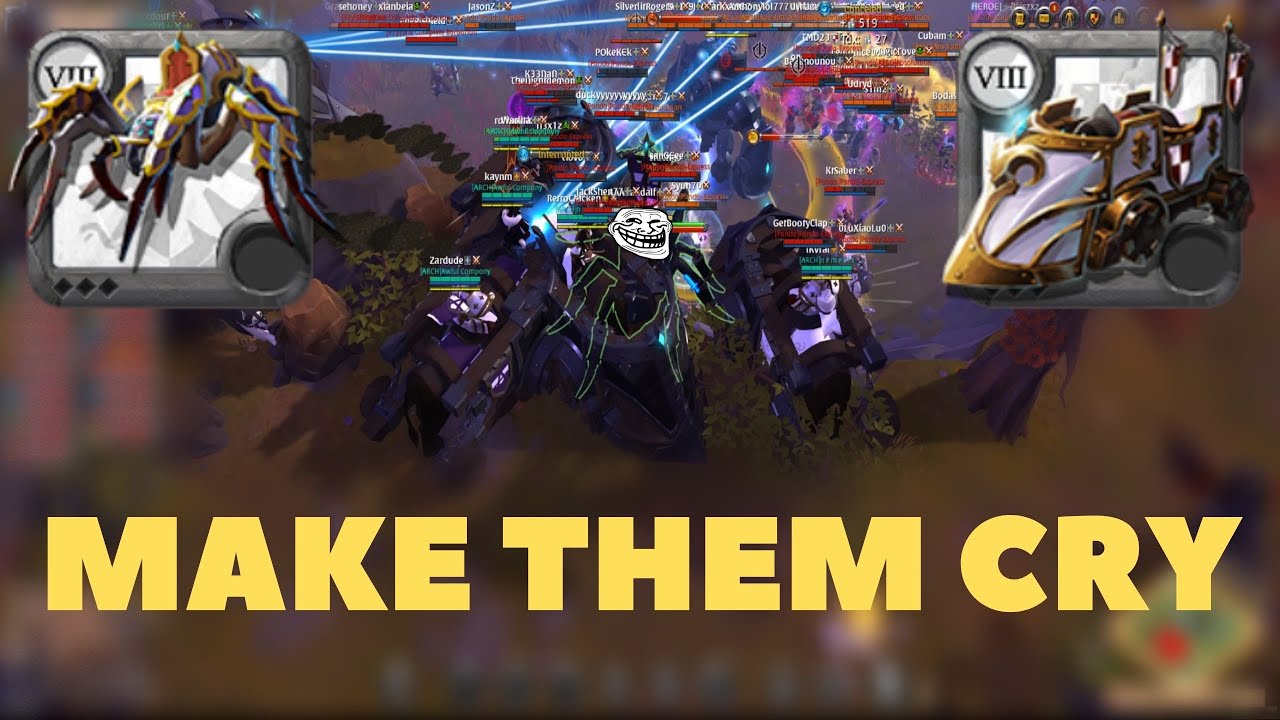 ZVZ but only with BASTIONS in Albion Online