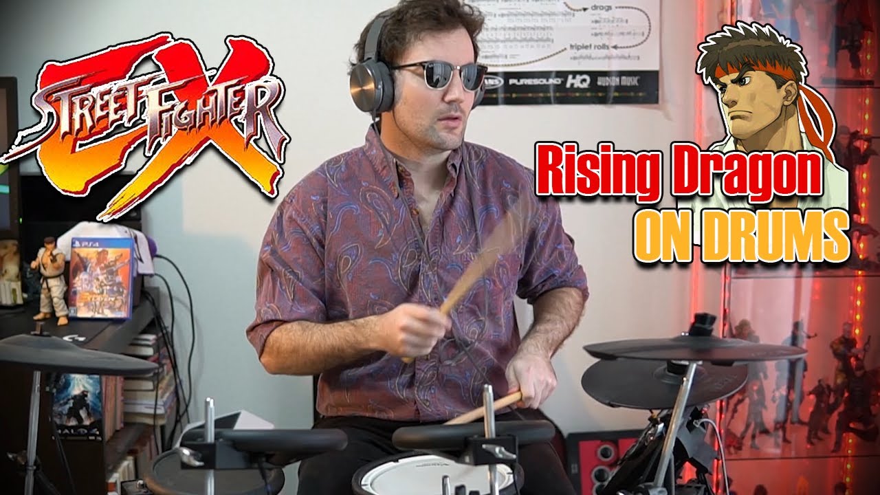 Street Fighter EX Series - Rising Dragon (Drum Cover) ストリートファイターEXシリーズ 「Rising Dragon」を叩いてみた「ドラム」