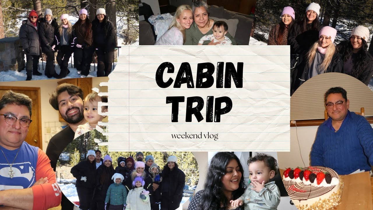 CABIN TRIP FOR DAD’S BIRTHDAY! | weekend vlog