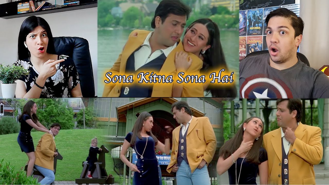 Sona Kitna Sona Hai Reaction! | Govinda & Karisma Kapoor | Udit N & Poornima | Hero No.1