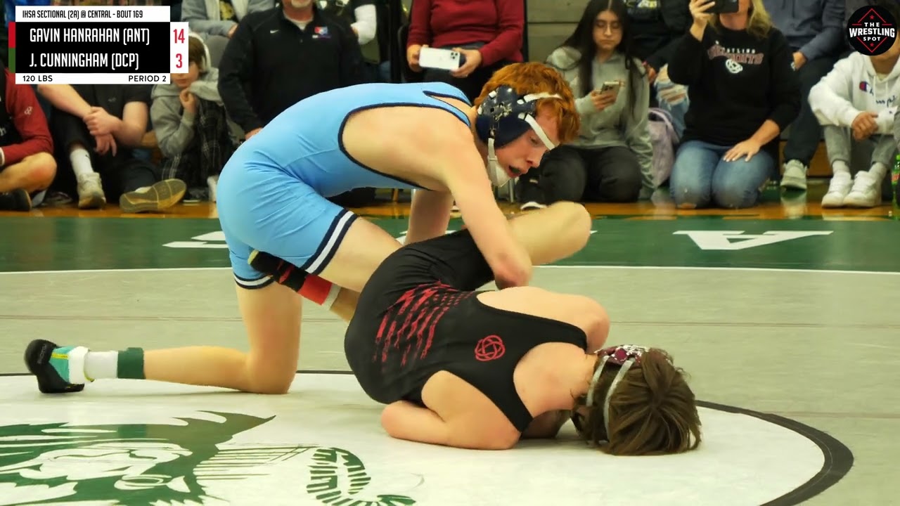 Johnny Cunningham of Depaul College Prep [G] v. Gavin Hanrahan of Antioch [R] (120)
