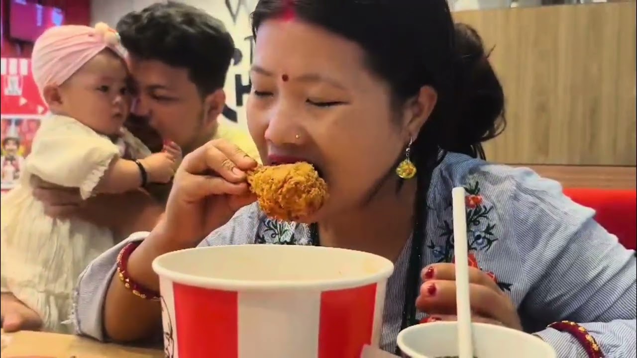family visit z square mall #kfcchicken 