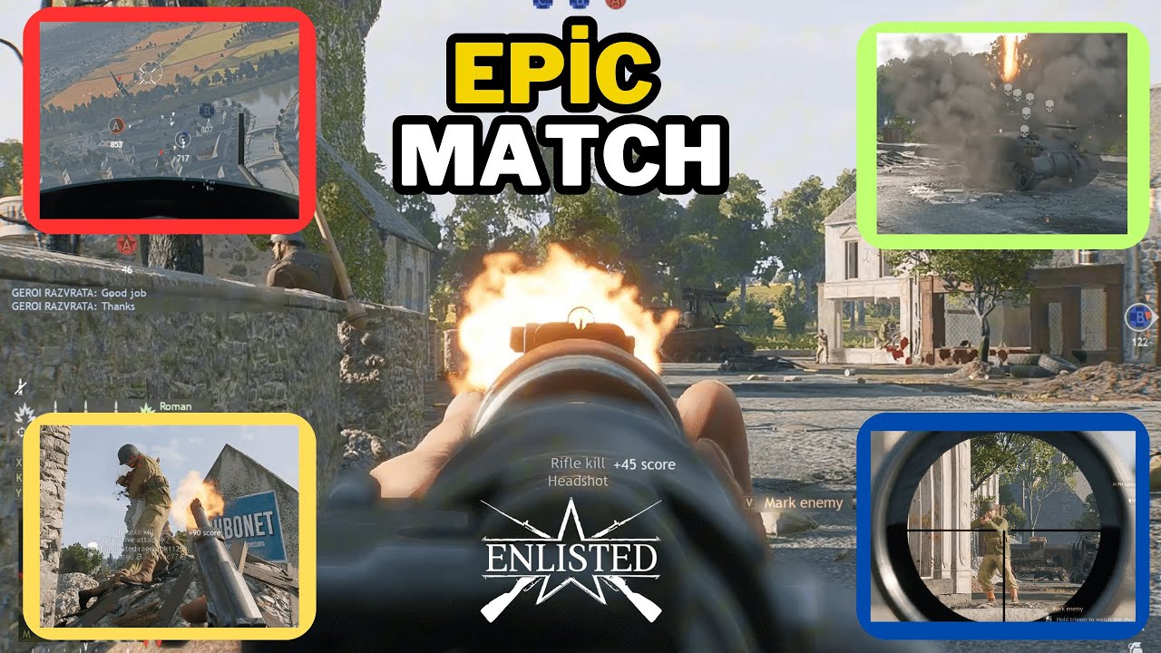 🔥EPIC MATCH RECAP | Enlisted Highlights