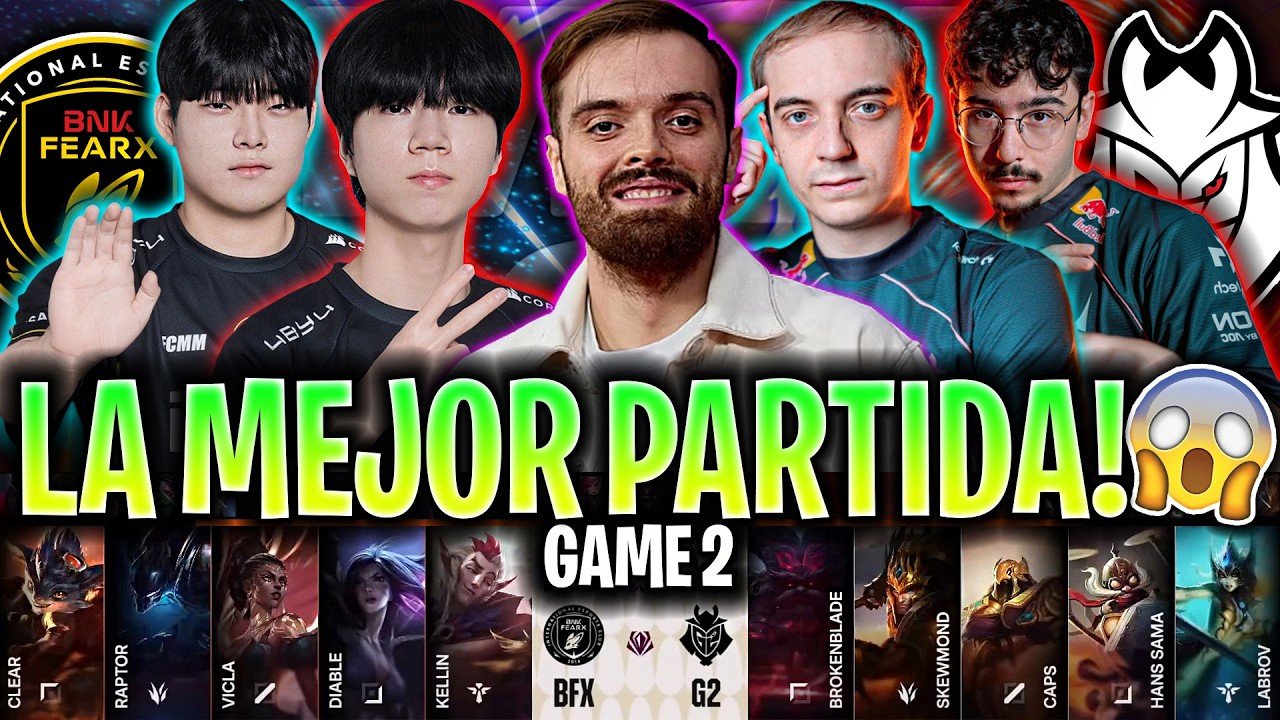 LA MEJOR PARTIDA DEL FIRST STAND! 😱G2 PRIME?🔥 - BFX vs G2 Game 2 FIRST STAND 2026 DÍA 5 IBAI