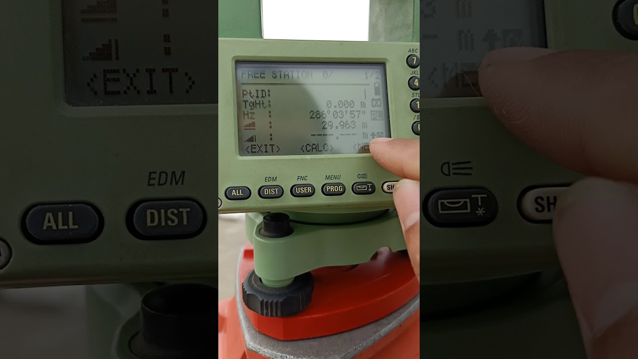Hướng dẫn sử dụng máy Toàn đạc Lecia