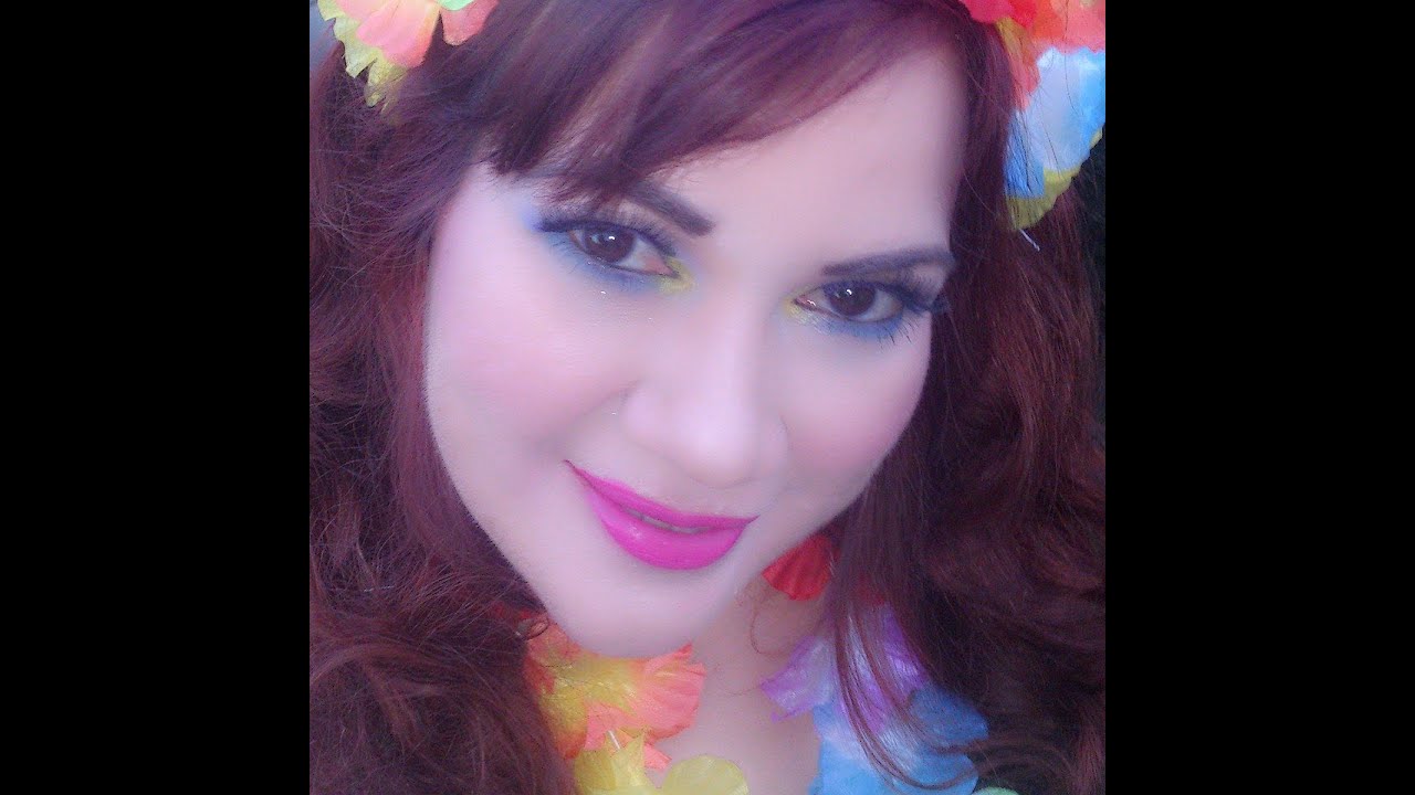 MAQUILLAJE INSPIRACIÓN HAWAIANA