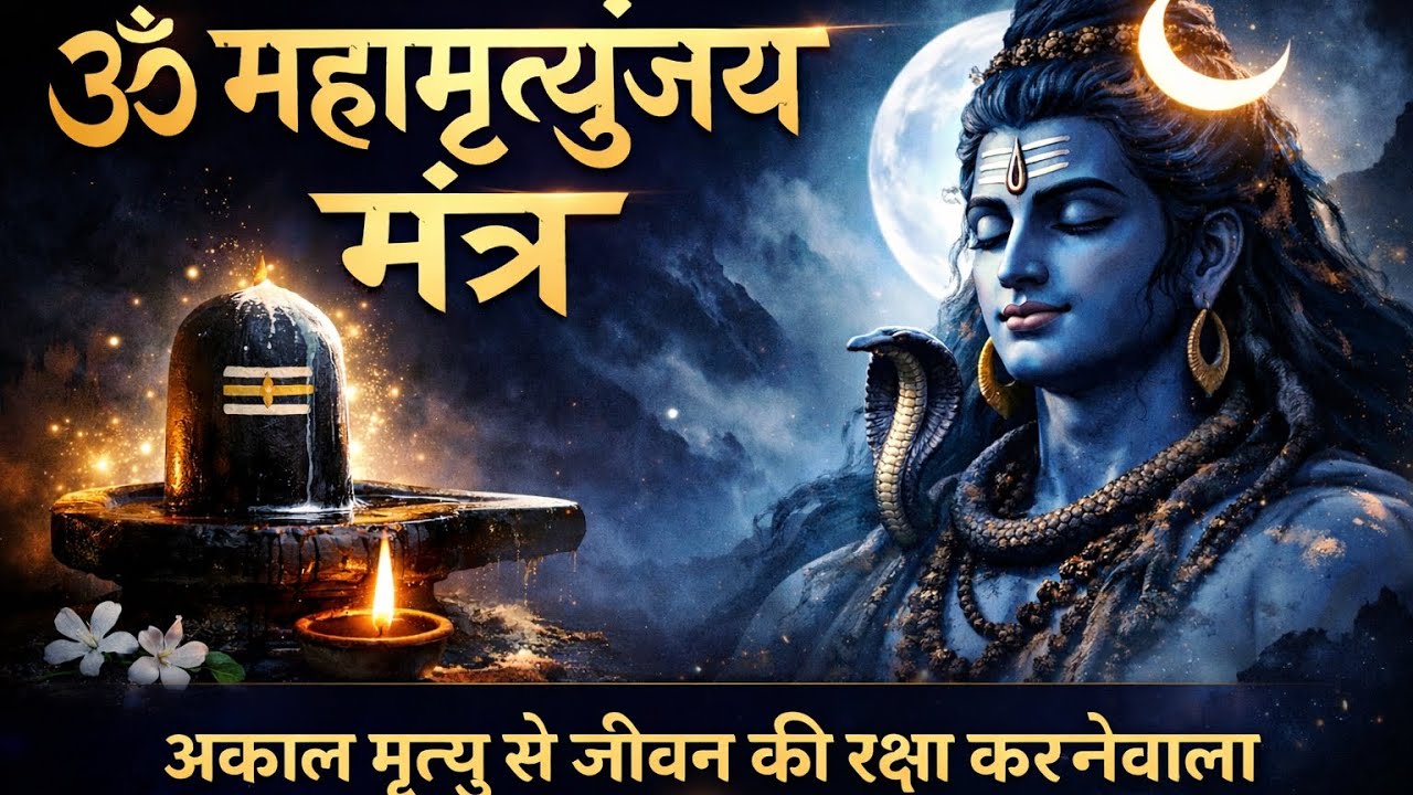  महामृत्युंजयमंत्रॐत्र्यंबकंयजामहेसुगंधिं पुष्टिवर्धनम्उर्वारुकमिव बन्धनान्मृत्योर्मुक्षीय माऽमृतात्