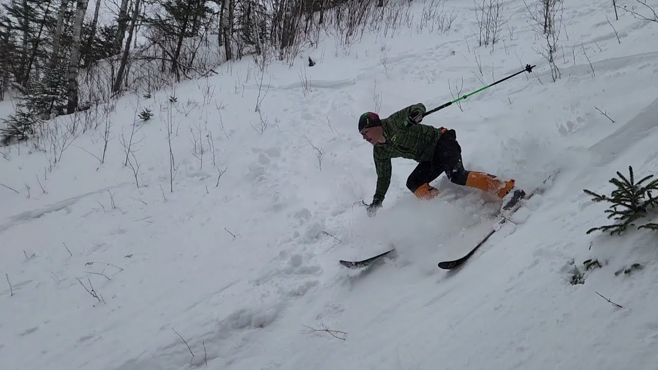 Powder day on mission Creek. Duluth Minnesota 