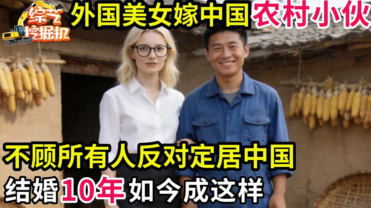 超高学历欧洲美女,执意嫁中国农村小伙,不顾所有人反对定居中国,结婚10年如今成这样