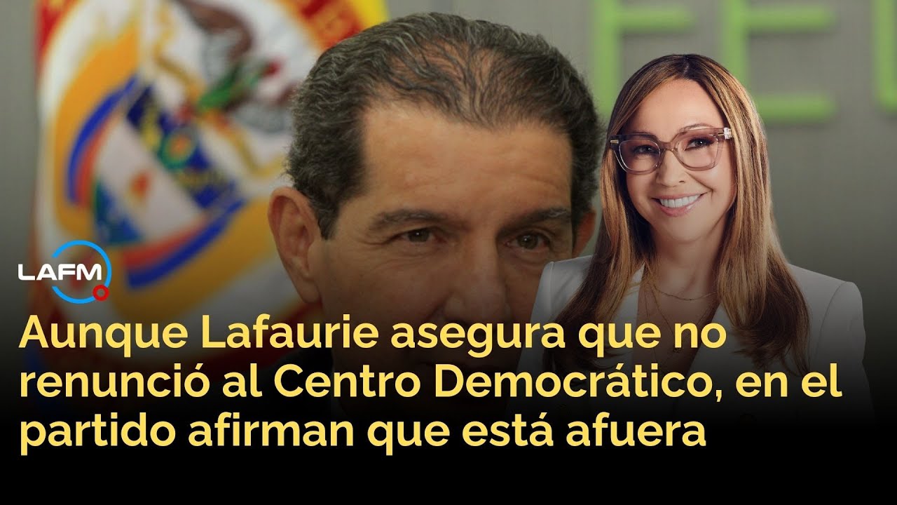 Aunque Lafaurie asegura que no renunció al CD, en el partido afirman que está afuera