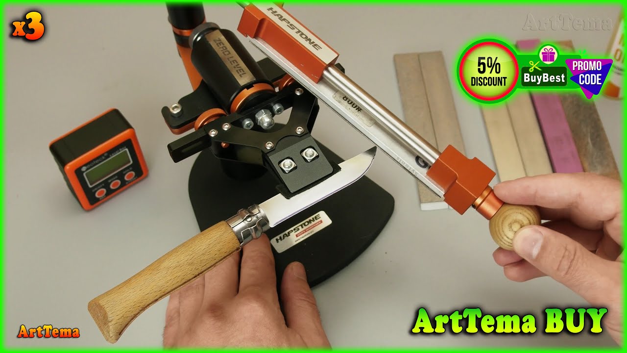 ALIEXPRESS DIAMONDS vs  HAPSTONE PRO ▶︎ Opinel 8 Edge Repair 💥 Fix a CHIPPED KNIFE & Get RAZOR SHAR