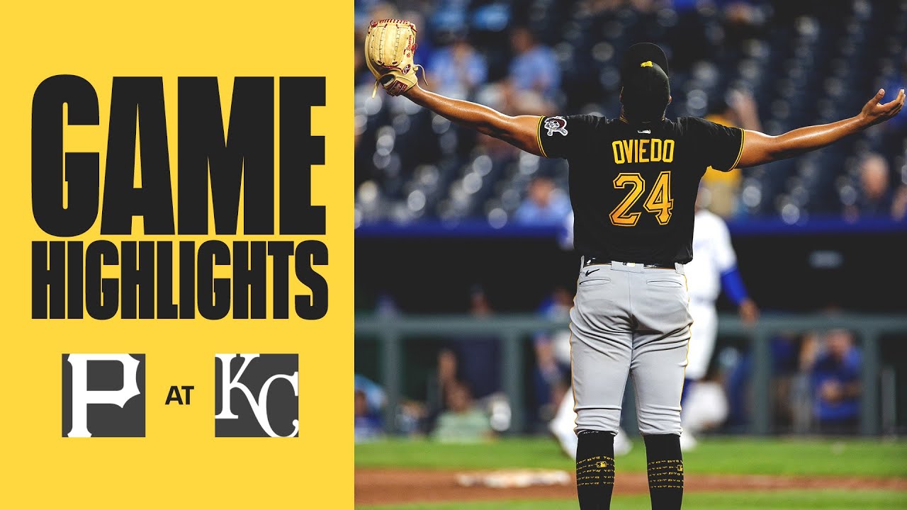 Johan Oviedo Throws 1st MLB Complete Game Shutout in Win | Pirates vs. Royals Highlights (8/28/23)